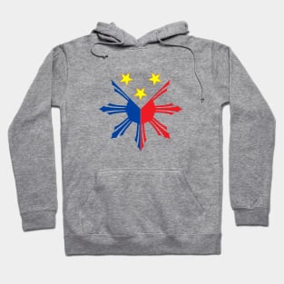 Filipino Sun and Stars Pinoy decal Hoodie